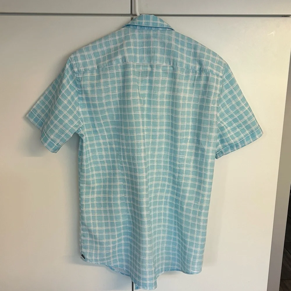 Hugo Boss Mens Aqua Slim Fit  Checkered Shirt
  Size S - Picture 4 of 10